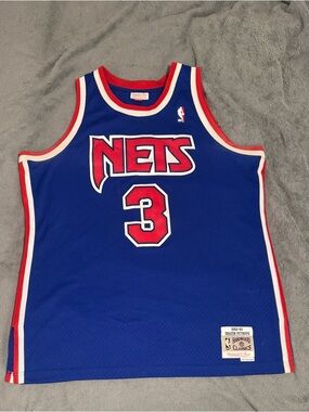 Mitchell & Ness throwback Blue Nets Drazen Petrovic #3 size XL